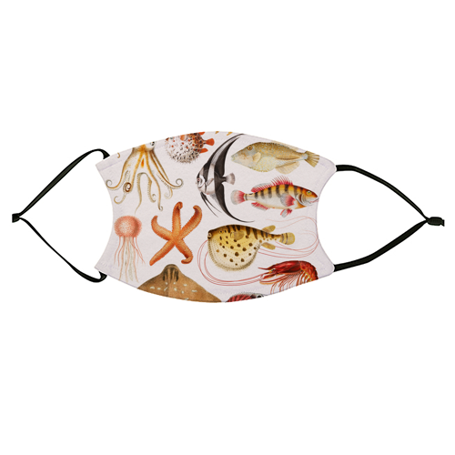 Sea Life Collection - face cover mask by Gal Design