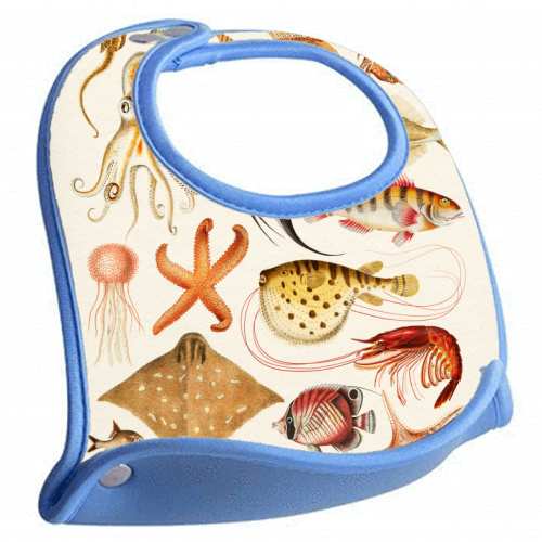 Sea Life Collection - feeding bib by Gal Design