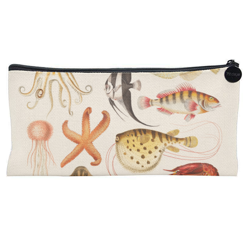 Sea Life Collection - flat pencil case by Gal Design