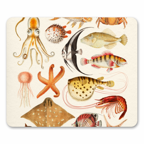 Sea Life Collection - mouse mat by Gal Design