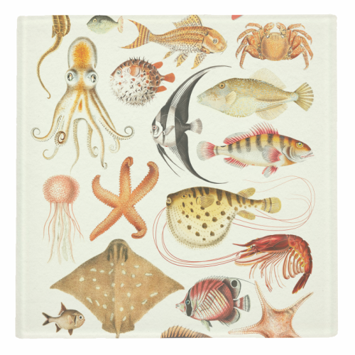 Sea Life Collection - personalised beer coaster by Gal Design
