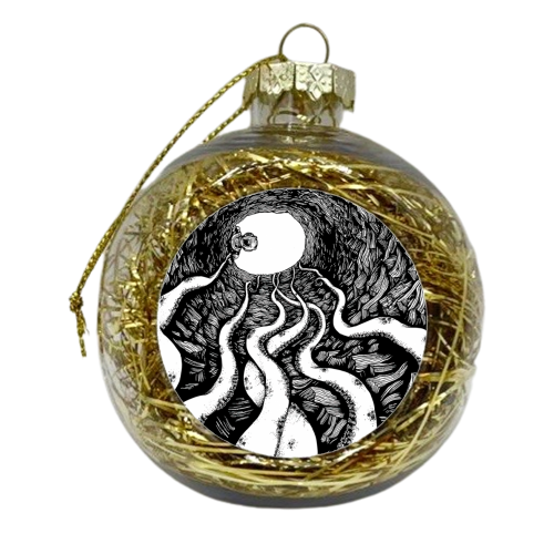 Sea monster - xmas bauble by Redmegreen
