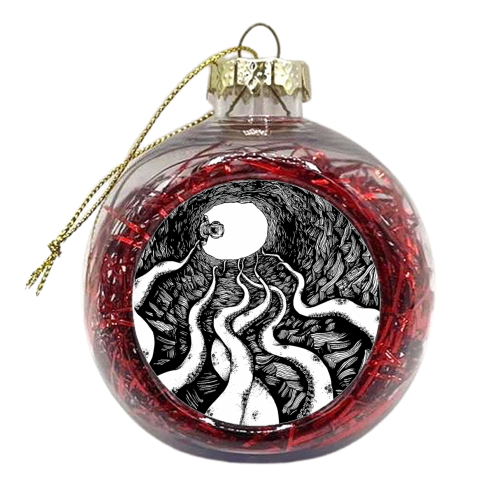 Sea monster - xmas bauble by Redmegreen