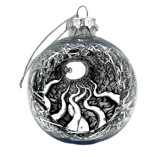 Sea monster - xmas bauble by Redmegreen