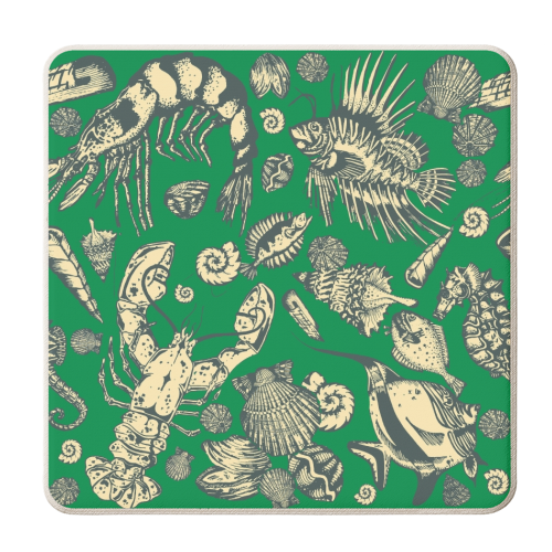 Sea Platter - personalised beer coaster by Wallace Elizabeth