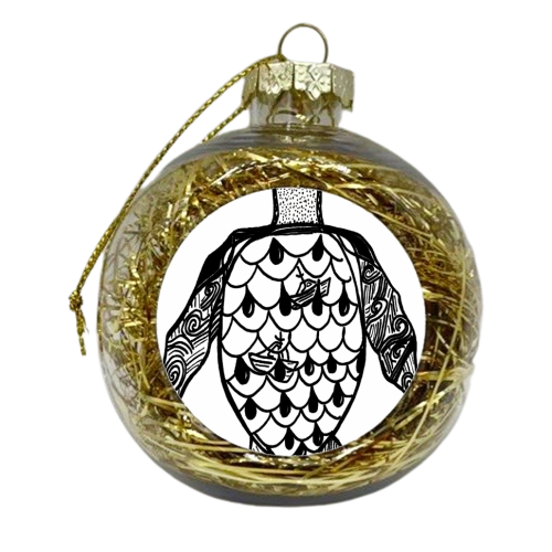 Sea Turtle - xmas bauble by Stitcha Handmade