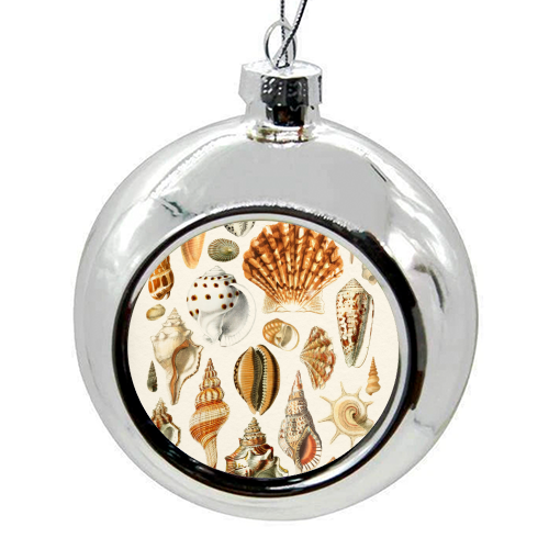Seashells Collection - colourful christmas bauble by Gal Design