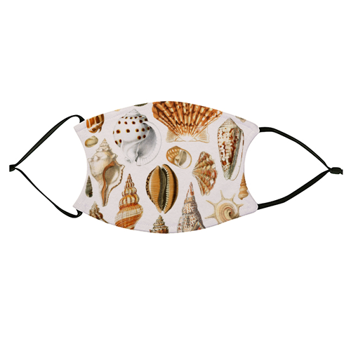 Seashells Collection - face cover mask by Gal Design