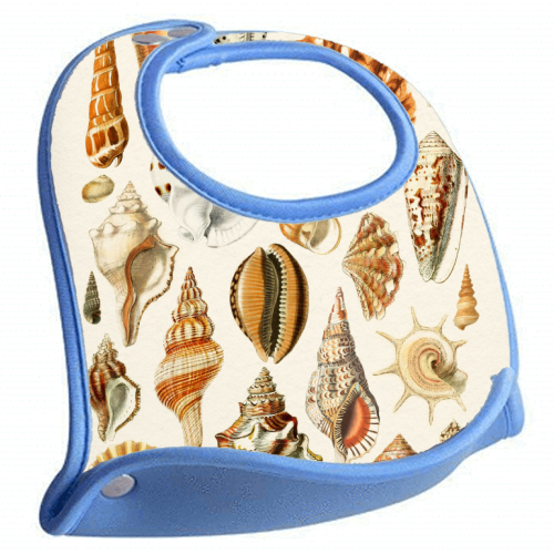 Seashells Collection - feeding bib by Gal Design