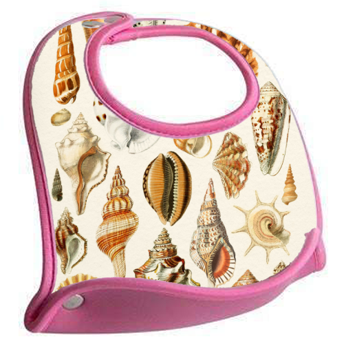 Seashells Collection - feeding bib by Gal Design