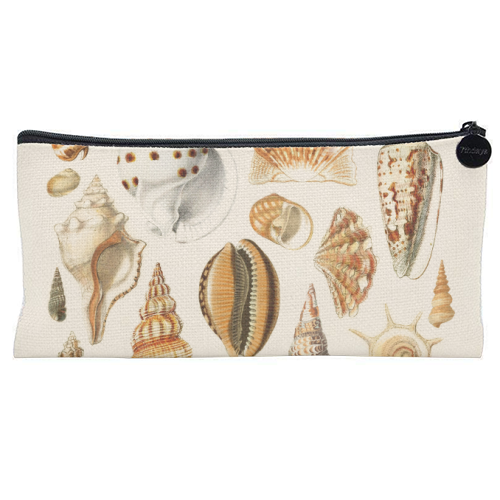 Seashells Collection - flat pencil case by Gal Design