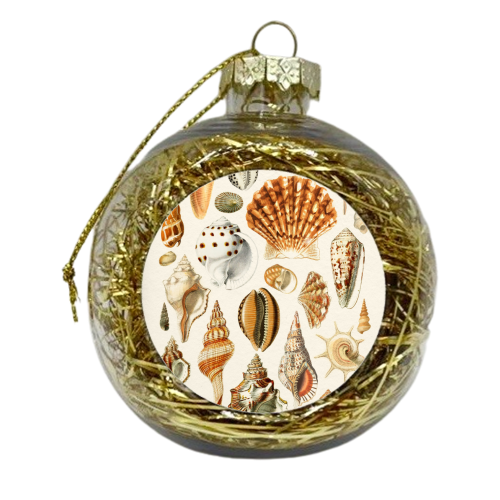 Seashells Collection - xmas bauble by Gal Design