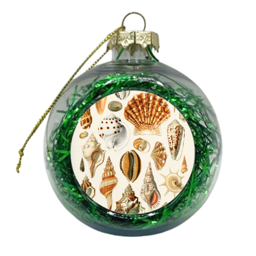 Seashells Collection - xmas bauble by Gal Design