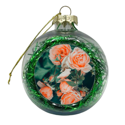 Seasons Blossom - xmas bauble by Uma Prabhakar Gokhale