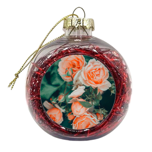 Seasons Blossom - xmas bauble by Uma Prabhakar Gokhale