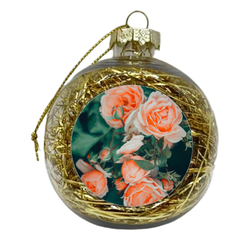 Seasons Blossom - xmas bauble by Uma Prabhakar Gokhale