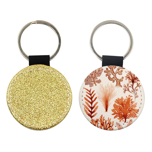 Seaweed & Corals Collection - keyring by Gal Design