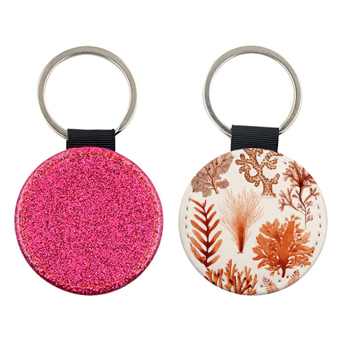 Seaweed & Corals Collection - keyring by Gal Design