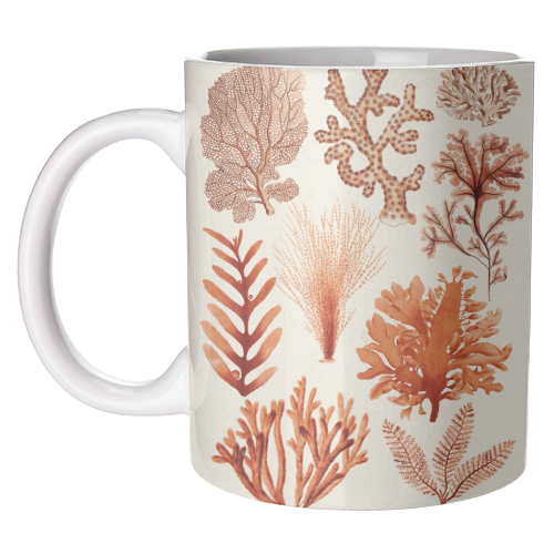 Seaweed & Corals Collection - unique mug by Gal Design