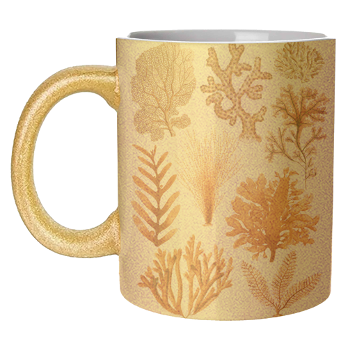 Seaweed & Corals Collection - unique mug by Gal Design