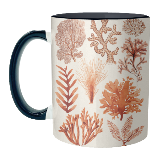 Seaweed & Corals Collection - unique mug by Gal Design