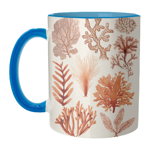 Seaweed & Corals Collection - unique mug by Gal Design