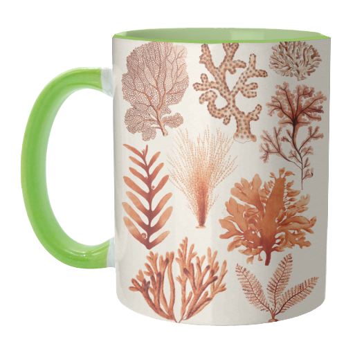 Seaweed & Corals Collection - unique mug by Gal Design