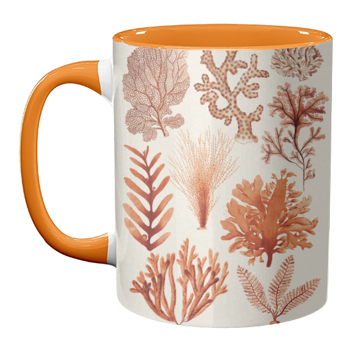 Seaweed & Corals Collection - unique mug by Gal Design