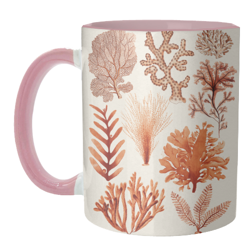 Seaweed & Corals Collection - unique mug by Gal Design