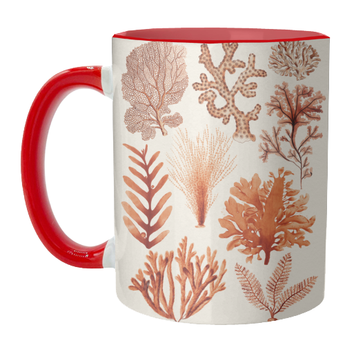Seaweed & Corals Collection - unique mug by Gal Design