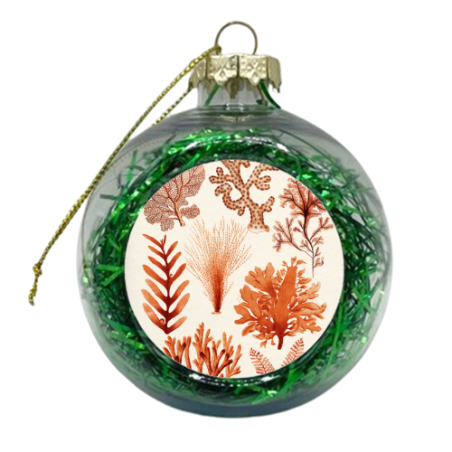Seaweed & Corals Collection - xmas bauble by Gal Design
