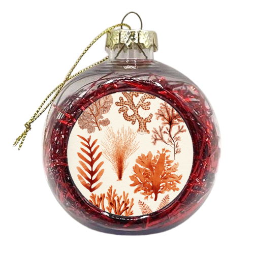 Seaweed & Corals Collection - xmas bauble by Gal Design
