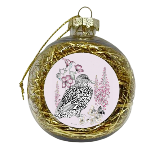 Secret Garden - xmas bauble by Jade Zincke