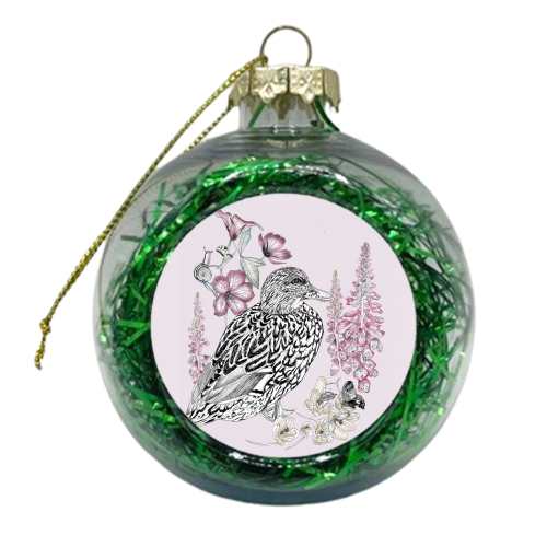 Secret Garden - xmas bauble by Jade Zincke