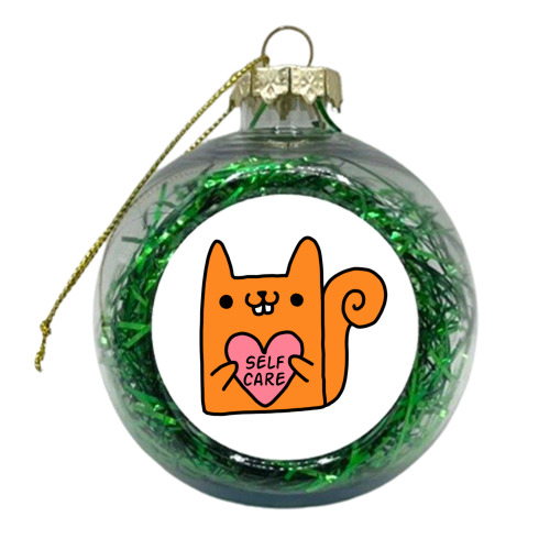 Self Care - xmas bauble by Mombi & Ted