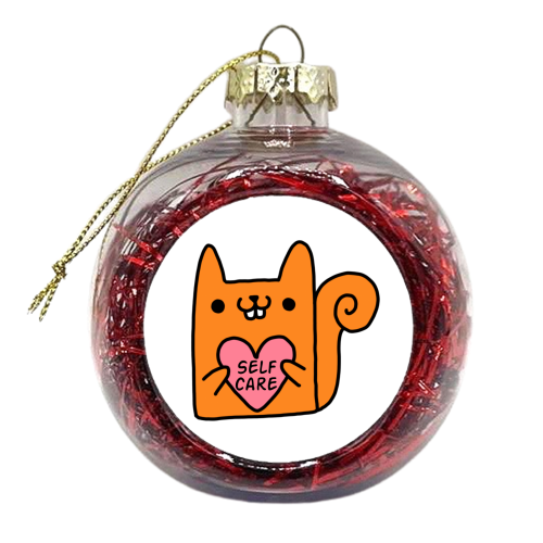 Self Care - xmas bauble by Mombi & Ted