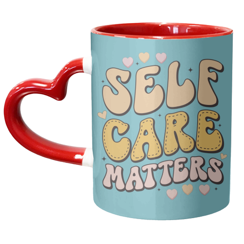 Self Care Matters - unique mug by Giddy Kipper