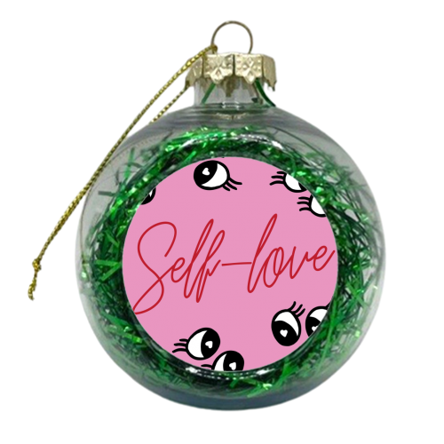 Self Love - xmas bauble by Lucy Elliott