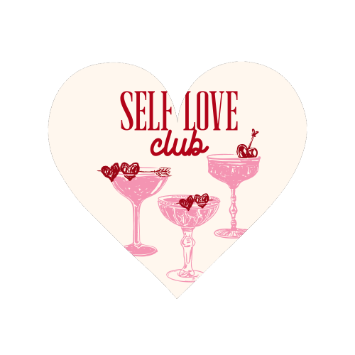 Self Love Club Heart Cocktail Illustration - Magnet by EZbie