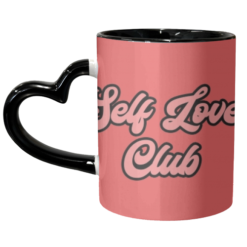 Self Love Club - unique mug by Sarah Talbot-Goldman
