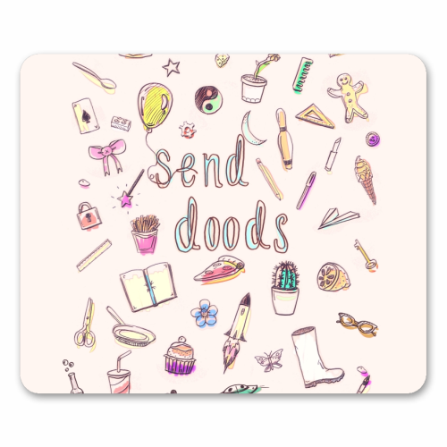 Send Doods - mouse mat by minniemorris art