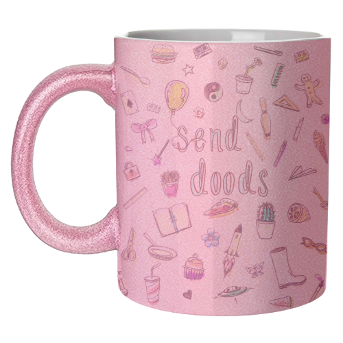 Send Doods - unique mug by minniemorris art