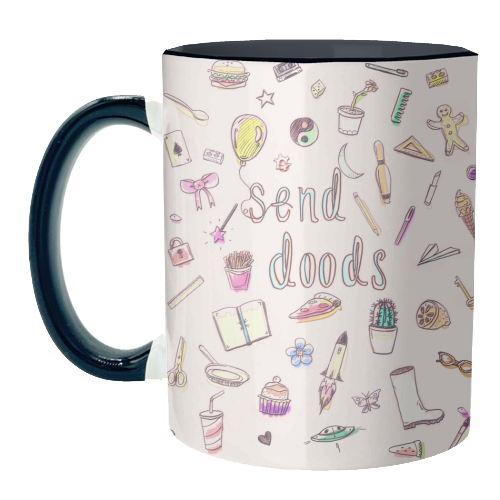 Send Doods - unique mug by minniemorris art