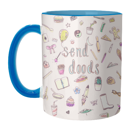 Send Doods - unique mug by minniemorris art