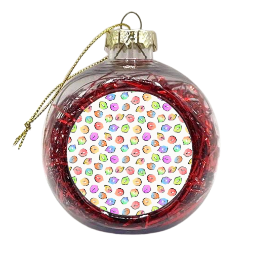 Sending Love - xmas bauble by Eleanor Soper