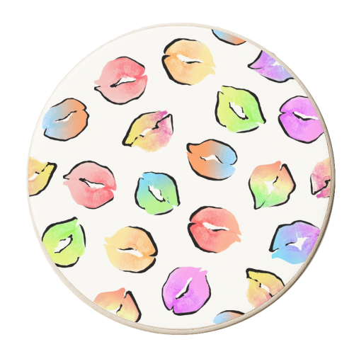 Sending Love - personalised beer coaster by Eleanor Soper