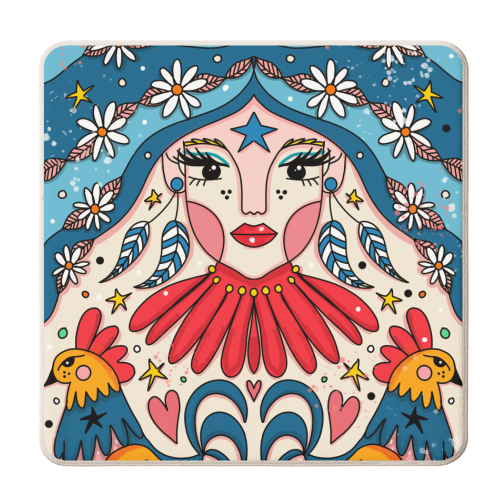 SEPTEMBER'S CHILD - personalised beer coaster by Nichola Cowdery