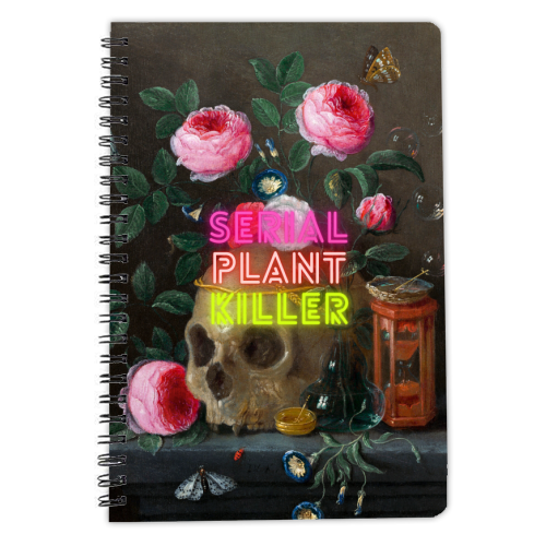 Serial Plant Killer - personalised A4, A5, A6 notebook by OhMC! Designs
