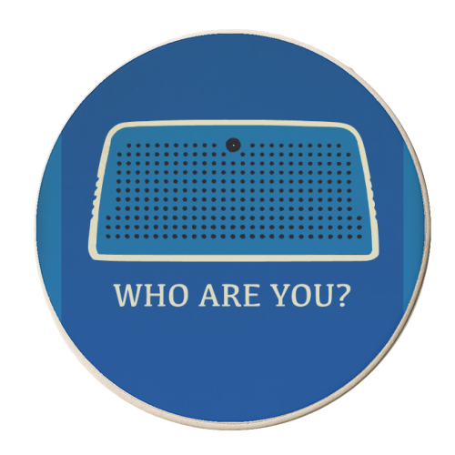 Severance Who are you? - personalised beer coaster by Danny Welch