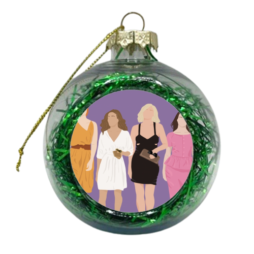 Sex and the city - xmas bauble by Cheryl Boland